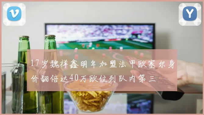 17岁魏祥鑫明年加盟法甲欧塞尔身价翻倍达40万欧位列队内第三